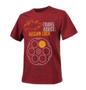 Triko RUSSIAN LUCK ČERVENÁ MELANŽ vel. 3XL