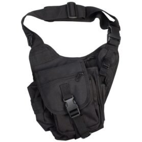 KOMBAT taška taktická SHOULDER přes rameno ČERNÁ