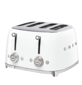 Smeg Toustovač 50´s Retro Style, 4x4, TSF03 bílý TSF03WHEU