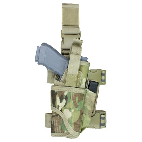 CONDOR OUTDOOR pouzdro pistolové stehenní TORNADO MULTICAM