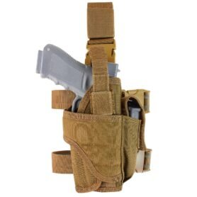 CONDOR OUTDOOR pouzdro pistolové stehenní TORNADO COYOTE BROWN