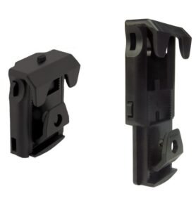 ESP klips univerzální otočný opaskový plastový ČERNÝ