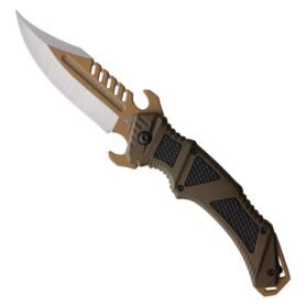 United Cutlery nůž zavírací USMC Desert Ops Linerlock hladké ostří