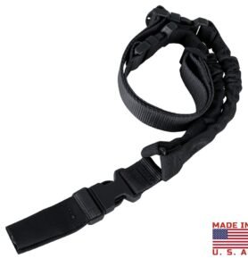 CONDOR OUTDOOR popruh zbraňový US COBRA jednobodový ČERNÝ