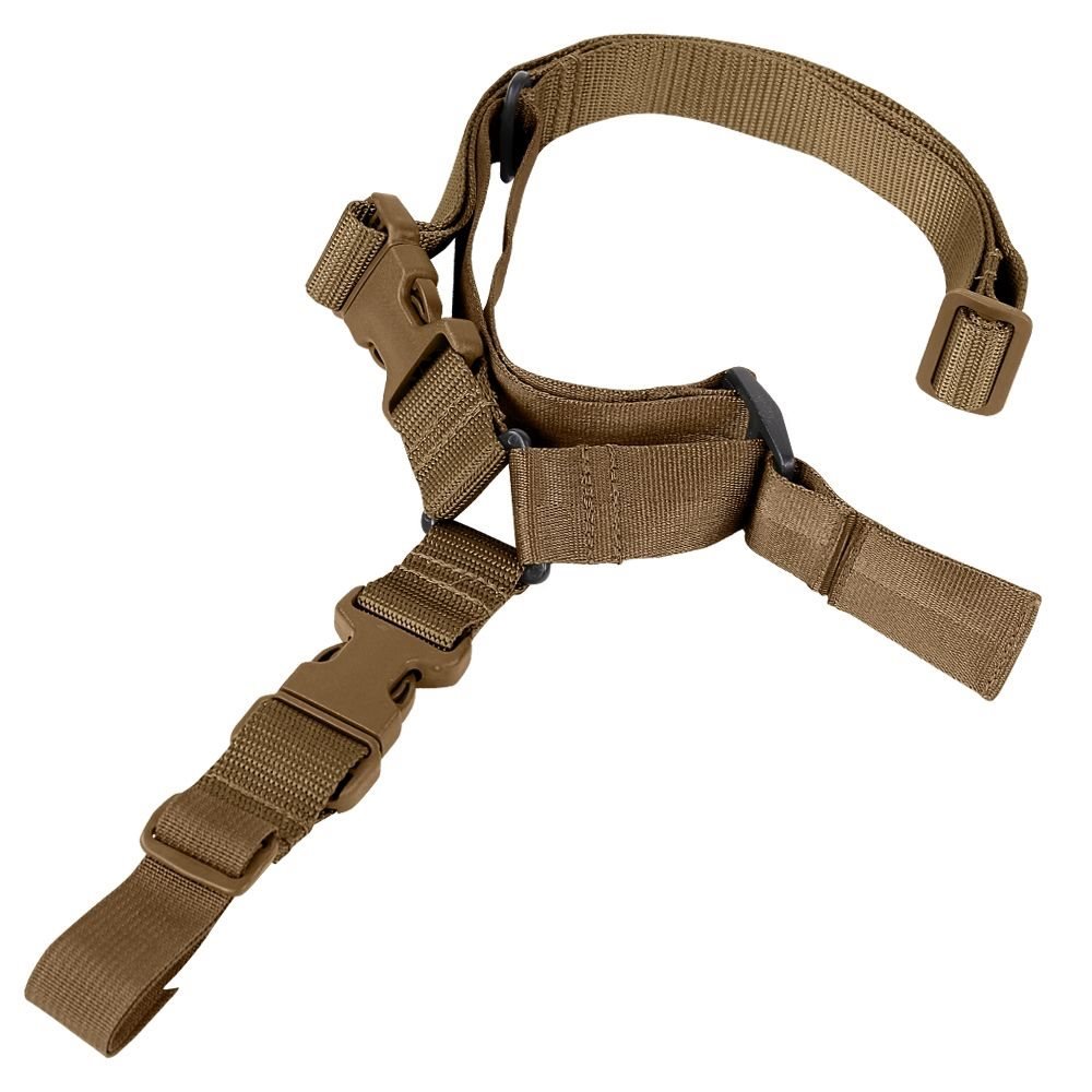 CONDOR OUTDOOR popruh zbraňový QUICK jednobodový COYOTE BROWN