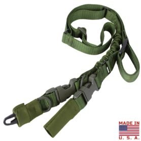 CONDOR OUTDOOR popruh zbraňový STRYKE jedno/dvoubodový ZELENÝ