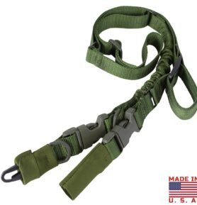 CONDOR OUTDOOR popruh zbraňový STRYKE jedno/dvoubodový ZELENÝ