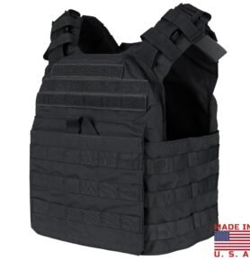 CONDOR OUTDOOR vesta lehká CYCLONE MOLLE nosič plátů ČERNÁ