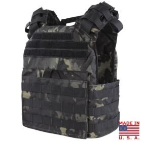 CONDOR OUTDOOR vesta lehká CYCLONE MOLLE nosič plátů MULTICAM BLACK