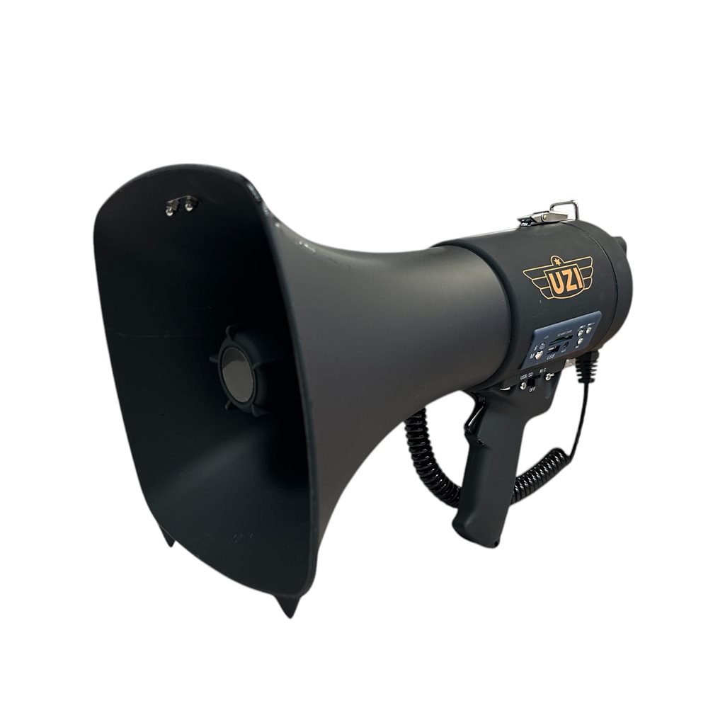 UZI megafon SQUARED CONE 50W s BlueTooth ČERNÝ