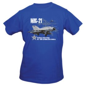 Triko EXC MIG-21 MODRÉ vel. XXL
