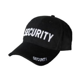 KOMBAT čepice s výšivkou SECURITY ČERNÁ