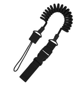 Viper šňůra SPIRÁLOVÁ / FASTEX bezpečnostní na zbraň ČERNÁ