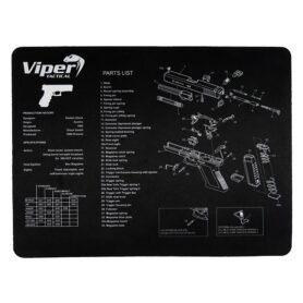 Viper podložka pracovní GLOCK pryžová ČERNÁ