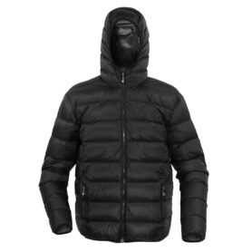 Bunda péřová s kapucí VERNON DWR+ ČERNÁ vel. XXL