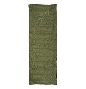 WARMPEACE spacák péřový dekový QUILT 300 calla ZELENO-ČERNÝ