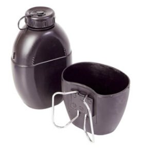 KOMBAT láhev polní 58 PATTERN britská plastová s pítkem ČERNÁ