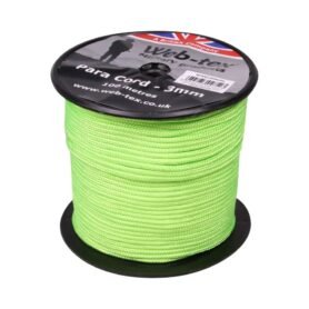 Web-tex šňůra PARA ø 3 mm / 100 m NEON GREEN