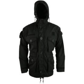 Bunda dlouhá SMOCK SAS-style ČERNÁ vel. XXL