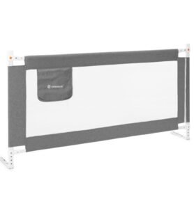 SPRINGOS Zábrana na postel 160 cm HA7527 šedá