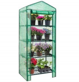 Zahradní foliovník 70x50x160 cm 4 police SPRINGOS GT0008