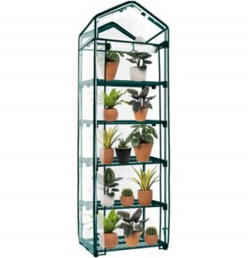 Zahradní foliovník 70x50x190 cm 5 polic SPRINGOS GT0007