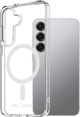 AlzaGuard Crystal Clear TPU Case Compatible with Magsafe pro Samsung Galaxy S25+