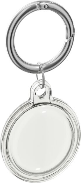 AlzaGuard Waterproof Keychain for AirTag - čirá