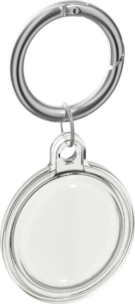 AlzaGuard Waterproof Keychain for AirTag - čirá