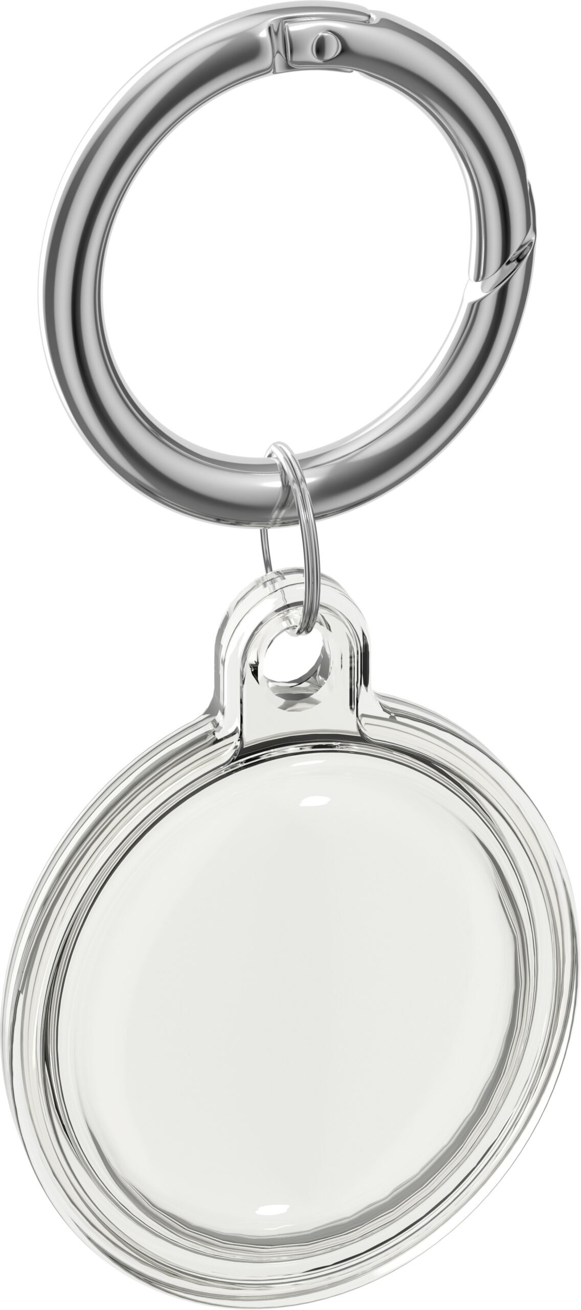 AlzaGuard Waterproof Keychain for AirTag - čirá