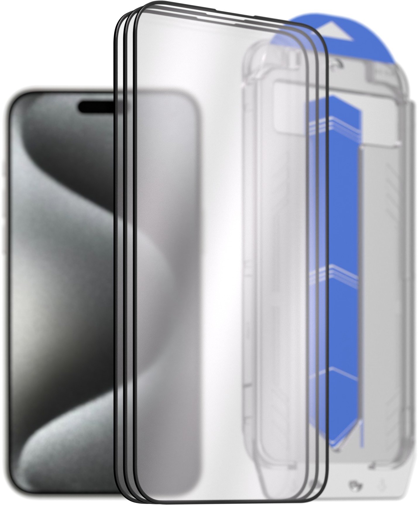 AlzaGuard 2.5D Glass EasyFit DustFree pro iPhone 15 Pro Max