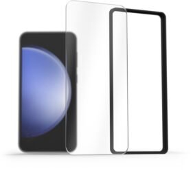 AlzaGuard 2.5D Glass EasyFit 2 Pack pro Samsung Galaxy A54 5G / S23 FE s instalačním rámečkem