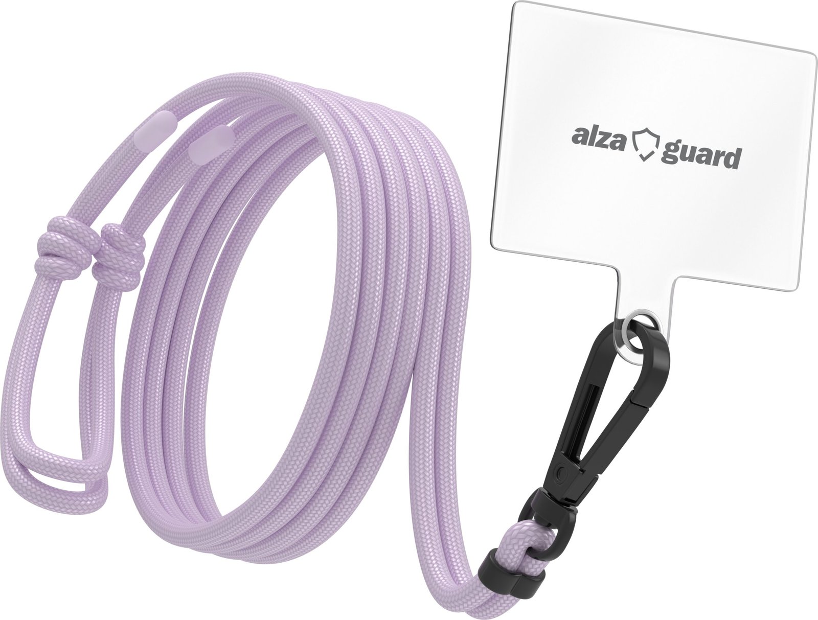AlzaGuard Universal Phone Lanyard - růžová