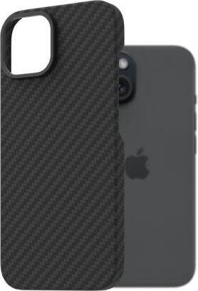 AlzaGuard Ultra Slim Aramid Case Compatible with MagSafe pro iPhone 15