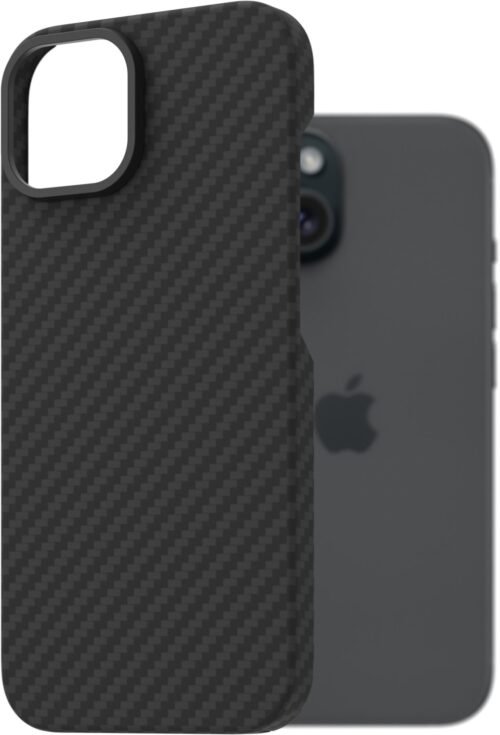 AlzaGuard Ultra Slim Aramid Case Compatible with MagSafe pro iPhone 15