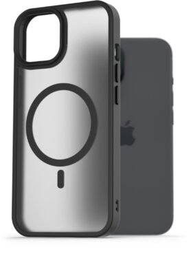 AlzaGuard Matte Case Compatible with MagSafe pro iPhone 15 černý