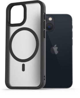 AlzaGuard Matte Case Compatible with MagSafe pro iPhone 13 Mini černý