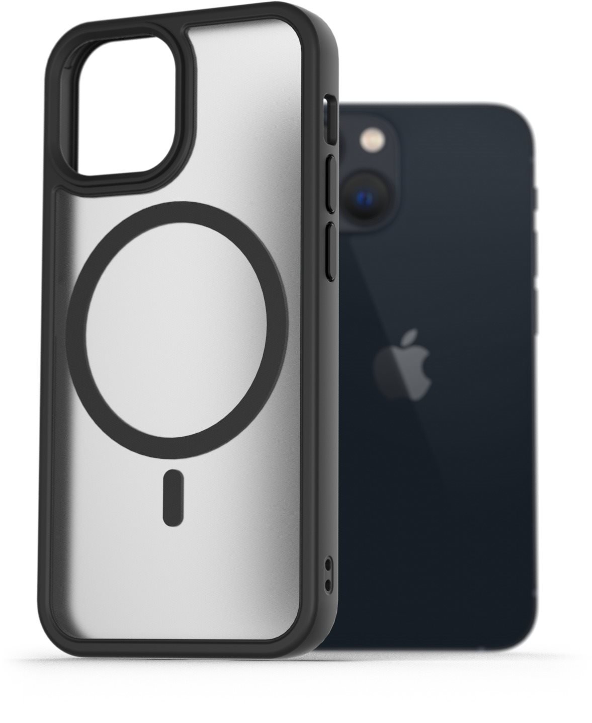 AlzaGuard Matte Case Compatible with MagSafe pro iPhone 13 Mini černý