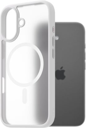 AlzaGuard Matte Case Compatible with Magsafe pro iPhone 17 bílý