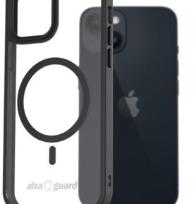 AlzaGuard Clear TPU Case Compatible with Magsafe pro iPhone 14 černé