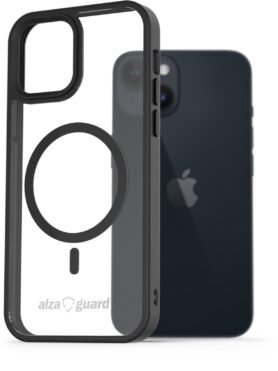 AlzaGuard Clear TPU Case Compatible with Magsafe pro iPhone 14 černé