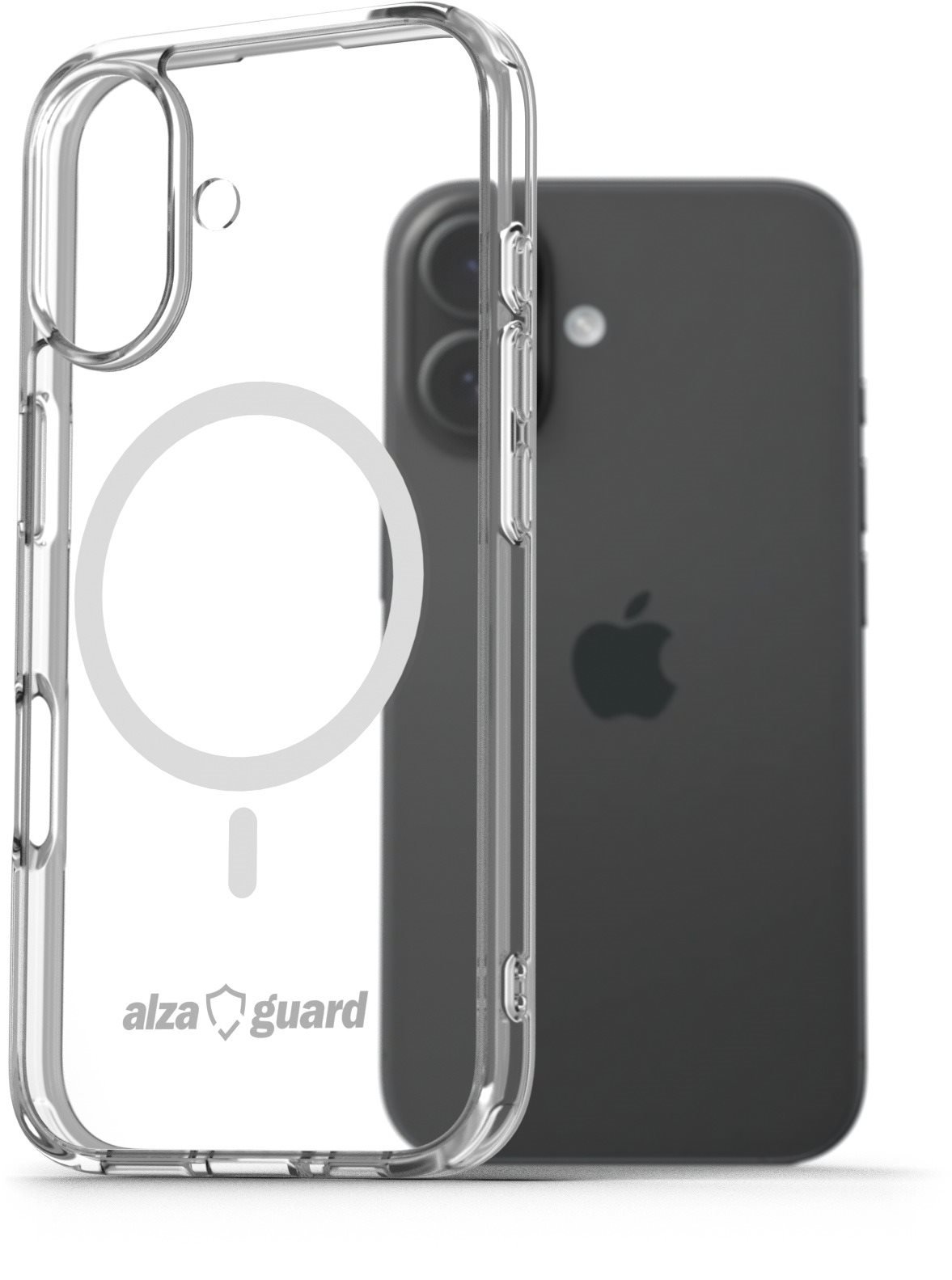 AlzaGuard Crystal Clear TPU Case Compatible with Magsafe pro iPhone 16