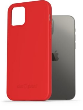 AlzaGuard Matte TPU Case pro iPhone 12 / 12 Pro červený