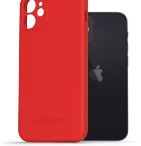 AlzaGuard Matte TPU Case pro iPhone 12 Mini červený