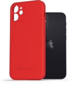AlzaGuard Matte TPU Case pro iPhone 12 Mini červený