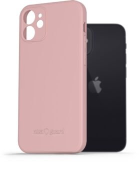 AlzaGuard Matte TPU Case pro iPhone 12 Mini růžový