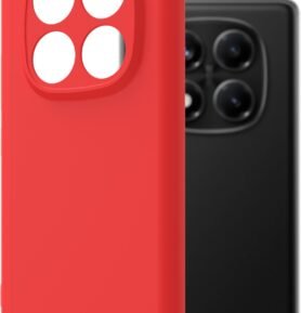 AlzaGuard Matte TPU Case pro Xiaomi Redmi Note 14 Pro 5G červený