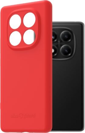 AlzaGuard Matte TPU Case pro Xiaomi Redmi Note 14 Pro 5G červený