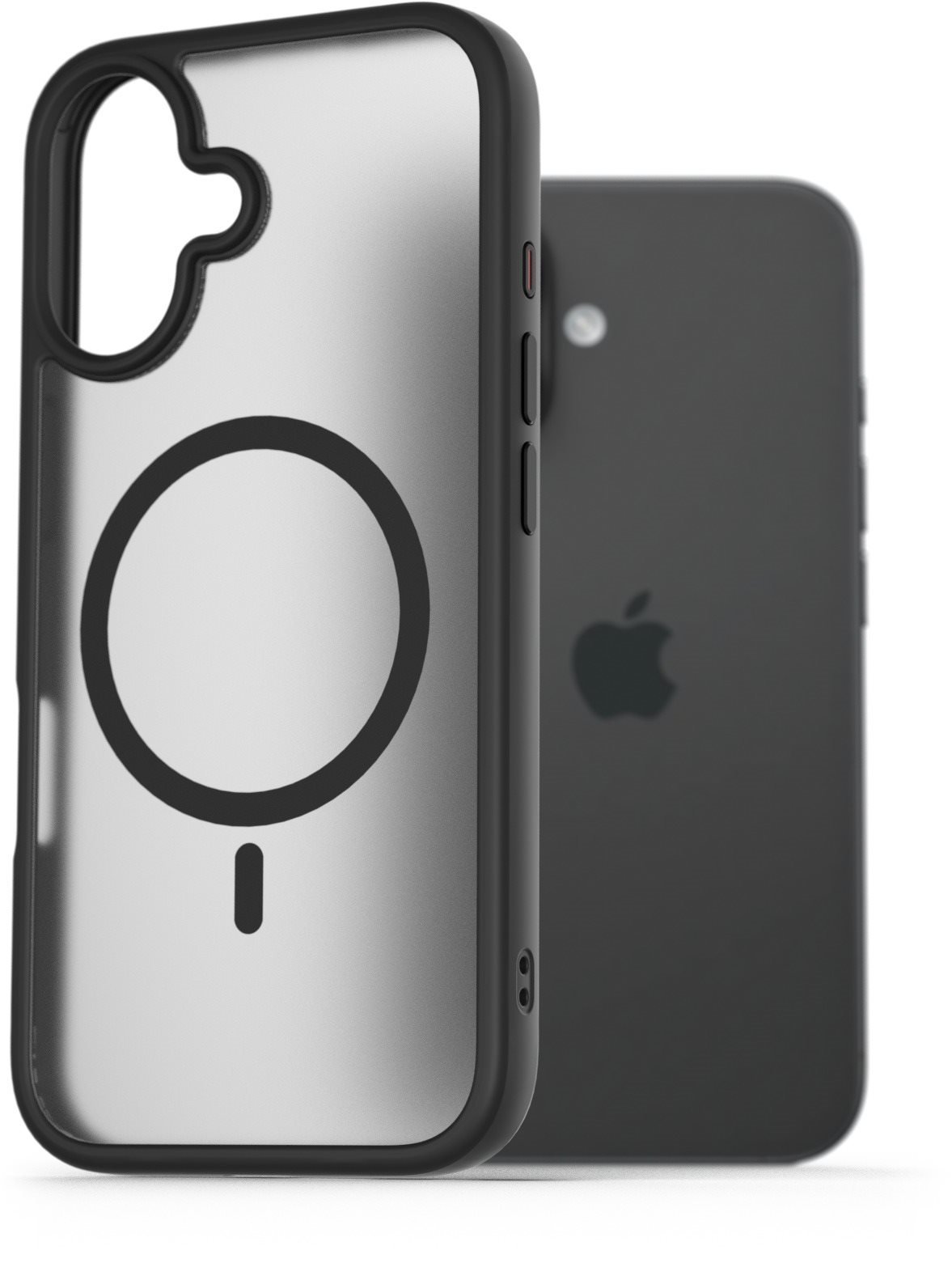 AlzaGuard Matte Case Compatible with Magsafe pro iPhone 16 černý
