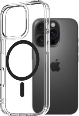 AlzaGuard Crystal Clear TPU Case Compatible with Magsafe pro iPhone 16 Pro - černý